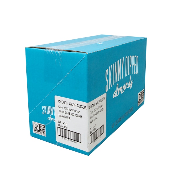 Skinny Dipped Almonds Cocoa Skinny Dipped Almonds 3.5 oz. Bag, PK10 CHC003 - main